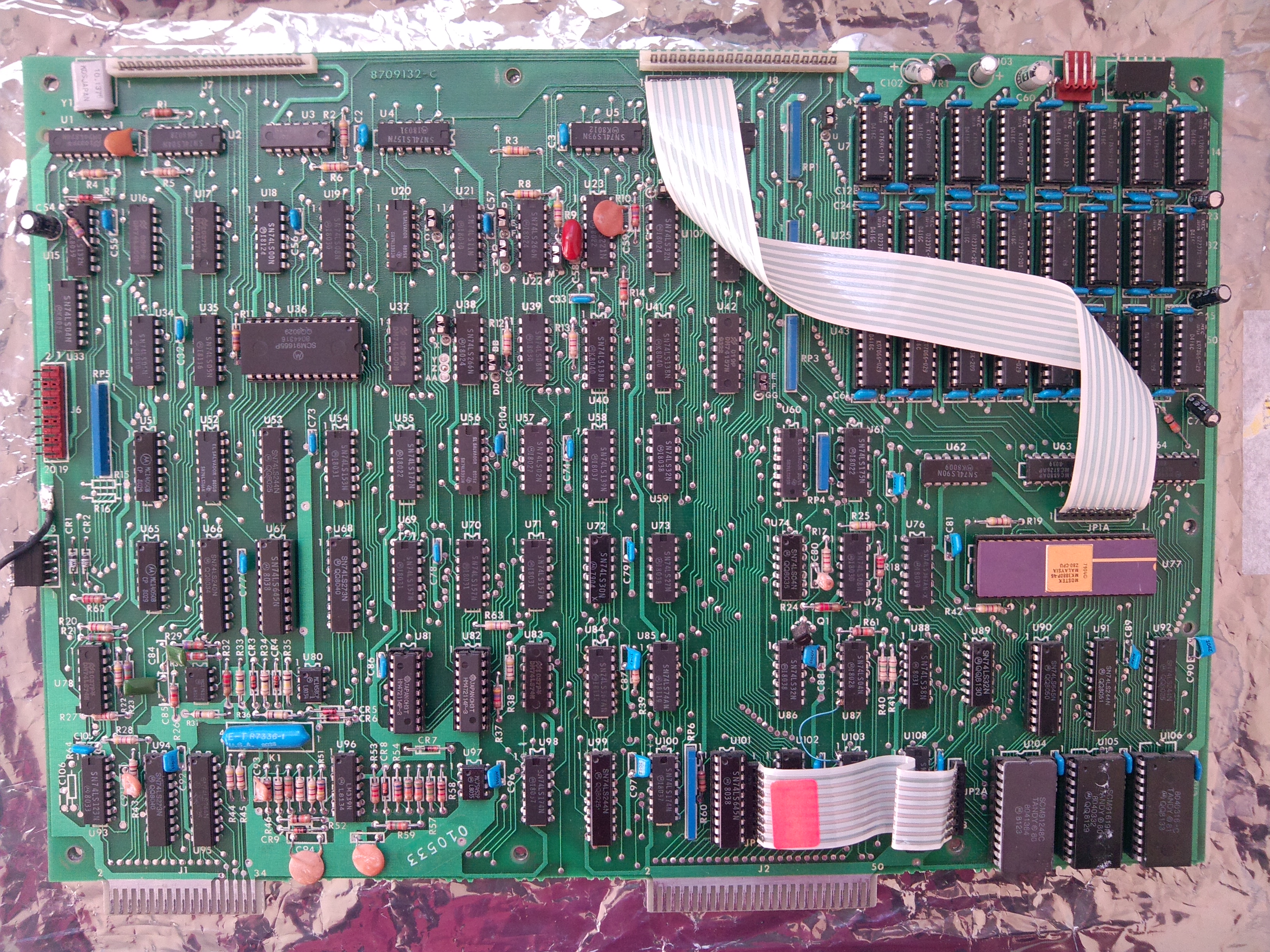 CPU board before