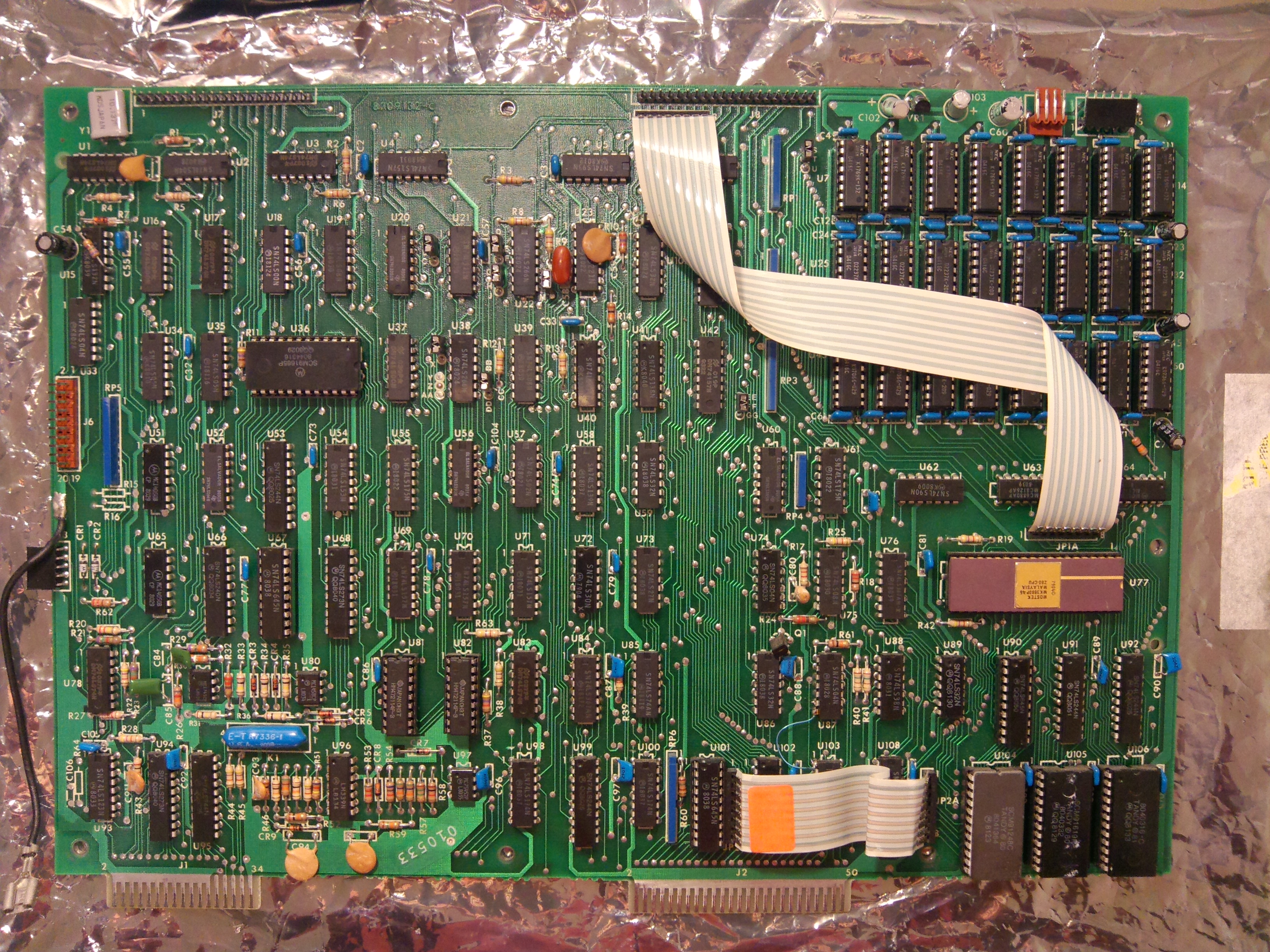 CPU board after