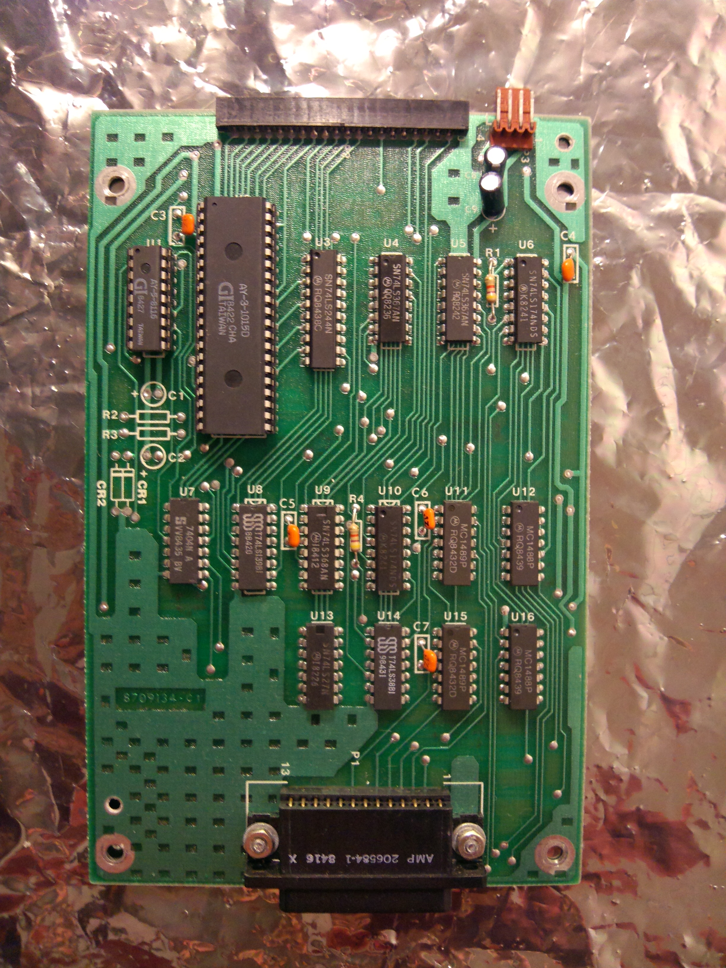 RS232 board before